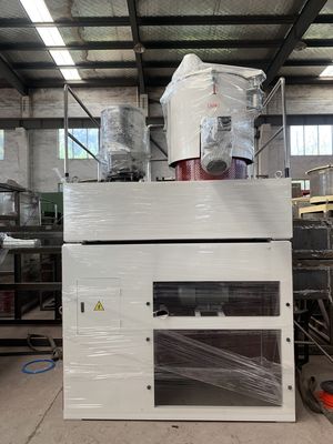 Τείχος/ πάχος βάσης 5 mm/6 mm Μηχανή ανάμειξης πλαστικών υλικών PVC υψηλής ταχύτητας/διάλυμα 500/1000 Βάρος του διαλύτη KG 4200 KG