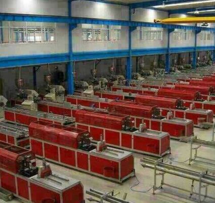 65/132mm Διαμέτρου βίδας PVC Γραμμή εκτόξευσης προφίλ παραθύρου για την παραγωγή πλαισίου παραθύρου