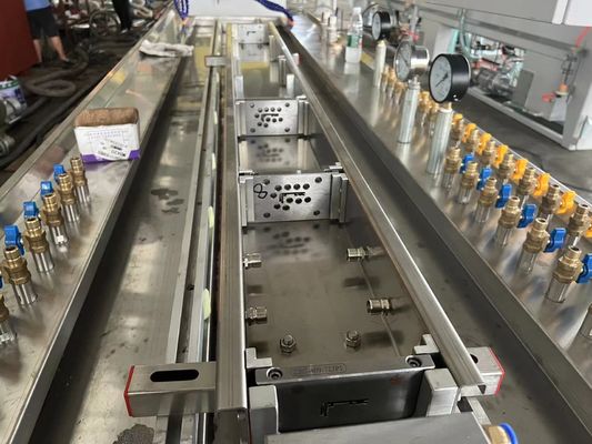 Σίλβερ PVC ξύλινο πλαστικό προφίλ κλειδαριού πόρτας εκχύλισης για οικιακά προϊόντα