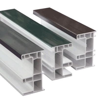 Προφίλ UPVC σχεδιασμένα από το AutoCAD για παράθυρα και πόρτες Υψηλή προστασία από την ακτινοβολία Λευκό χρώμα